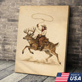 Lasso Buck Rider Canvas