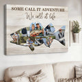 Custom Photo Fishing Memories Canvas Personalized Wall Art for Cabin & Home