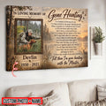 Personalized Hunting Tribute Canvas