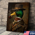 Vintage Gentleman Mallard Canvas