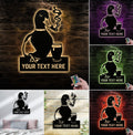 Personalized Funny Duck Metal Sign WITH LED/WITHOUT LED – Unique Hunting Lodge Wall Decor