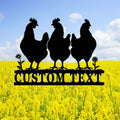 Personalized Chicken Farm Sign,Chicken Farmhouse Decor