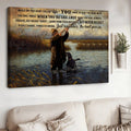 Hunting Life Canvas Wall Art – Motivational Hunting Quote Decor for Hunters