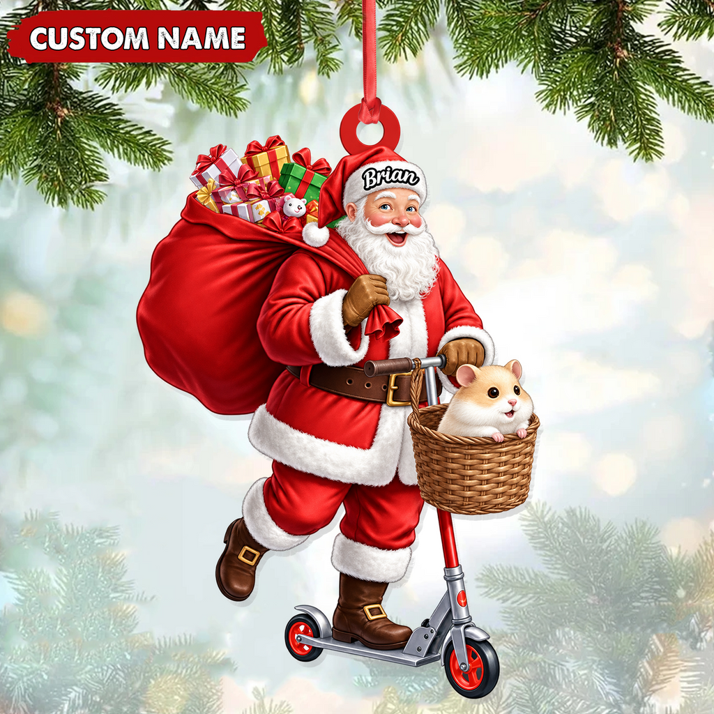 Personalized Santa Christmas Ornament Custom Name Magical Holiday Keepsake