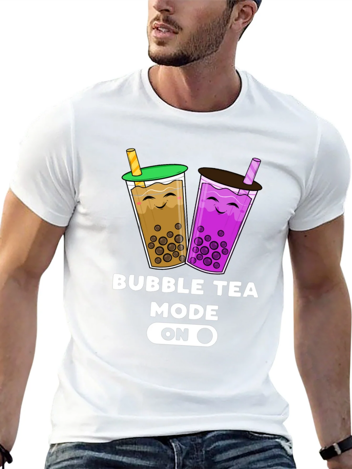 Bubble Tea Mode On Graphic Tee product image 9