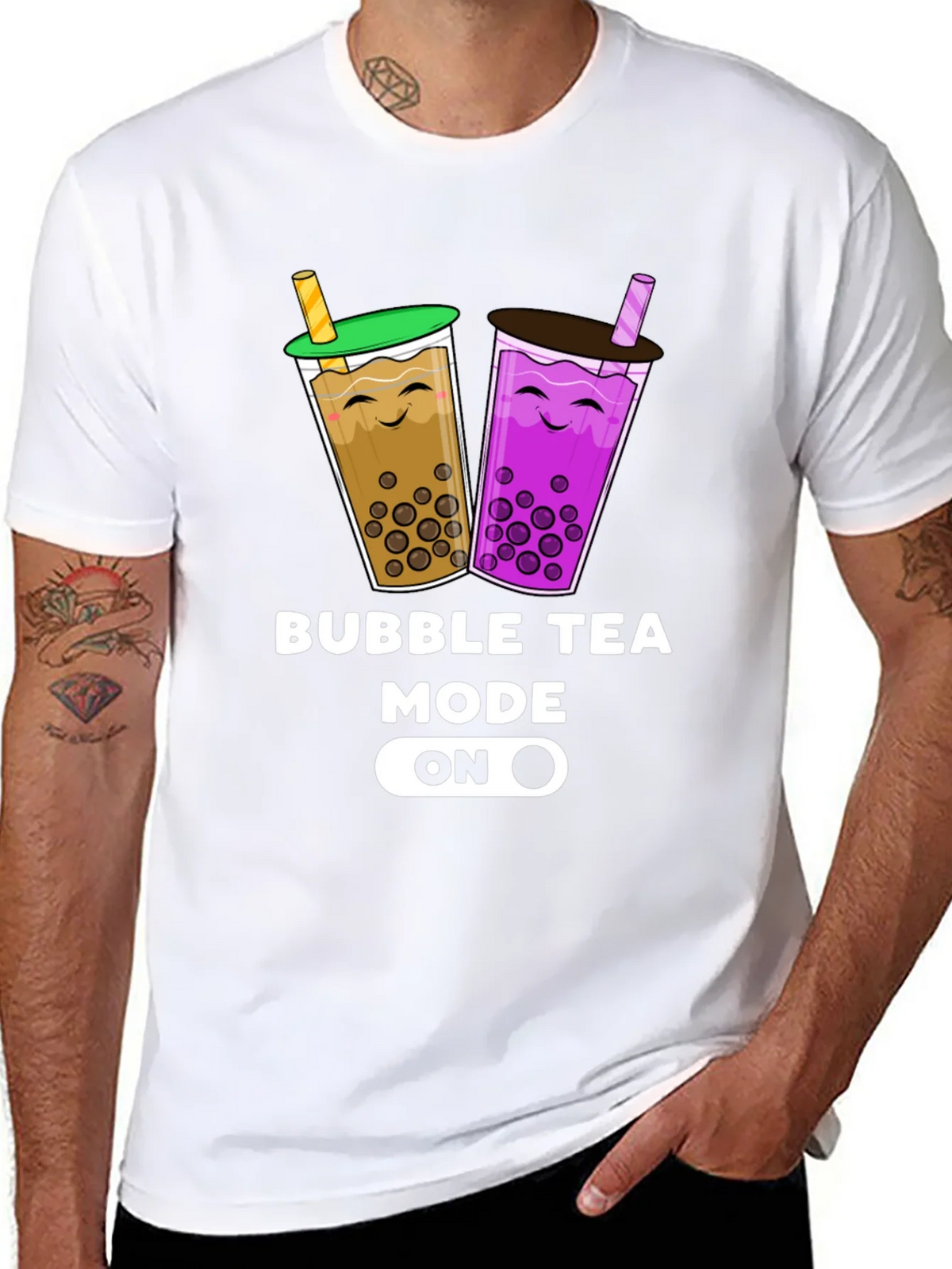 Bubble Tea Mode On Graphic Tee product image 5