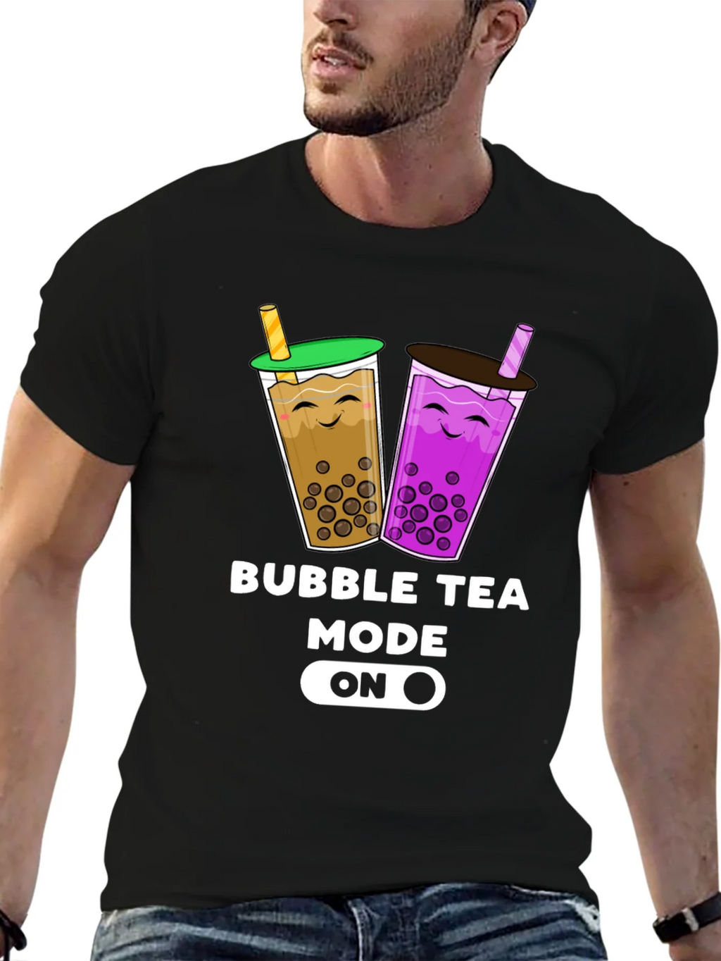 Bubble Tea Mode On Graphic Tee product image 4