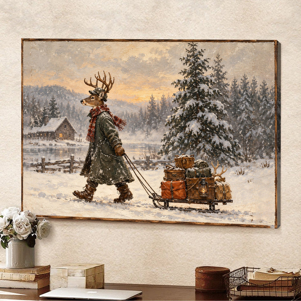 Winter Wanderer Buck Canvas