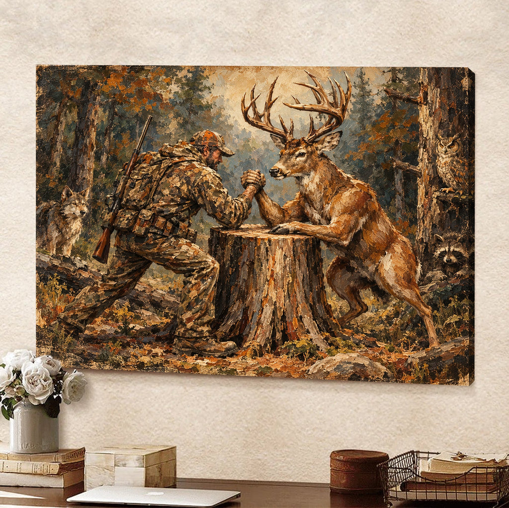 Wild Rivalry Canvas
