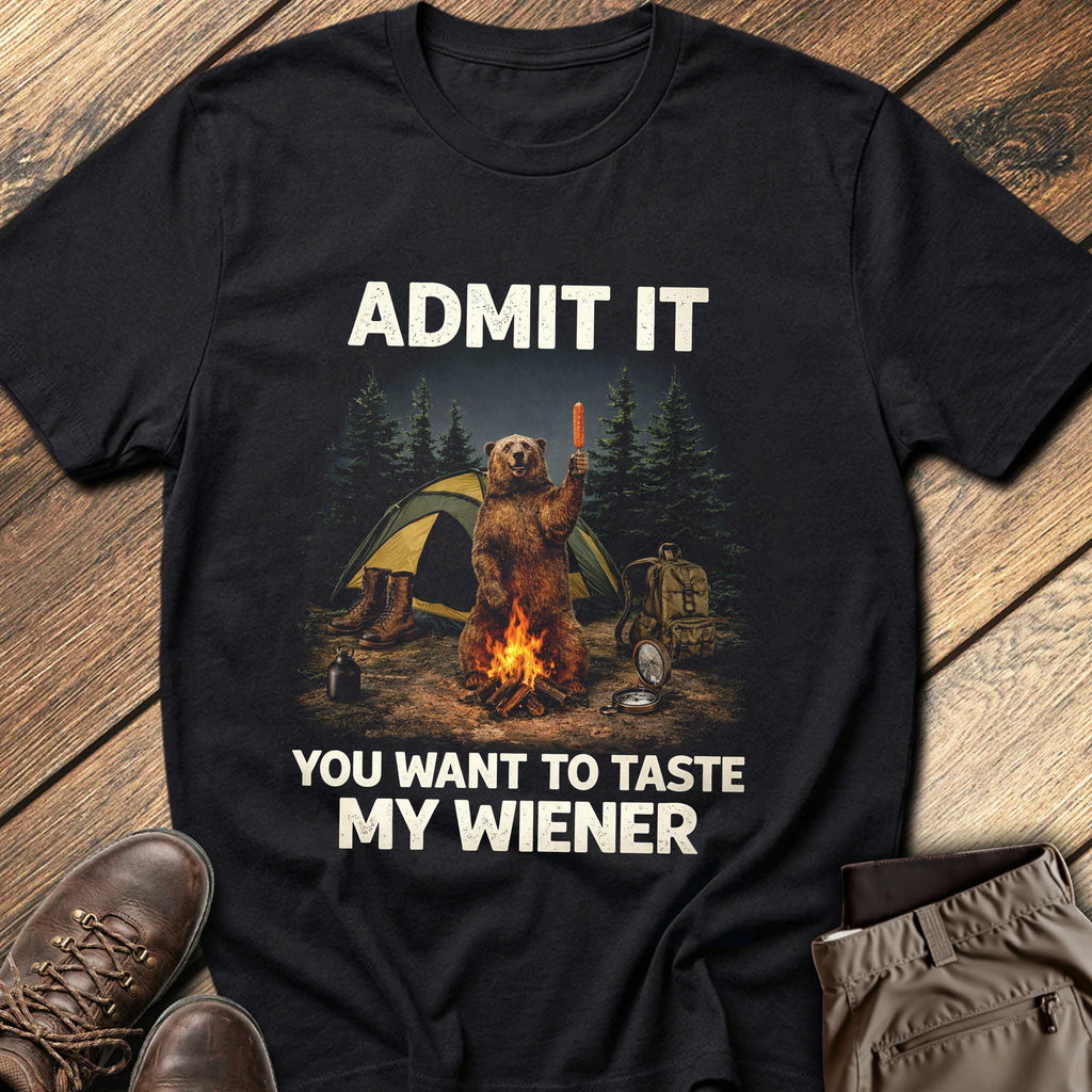Funny Camping Bear T-Shirt product image 6