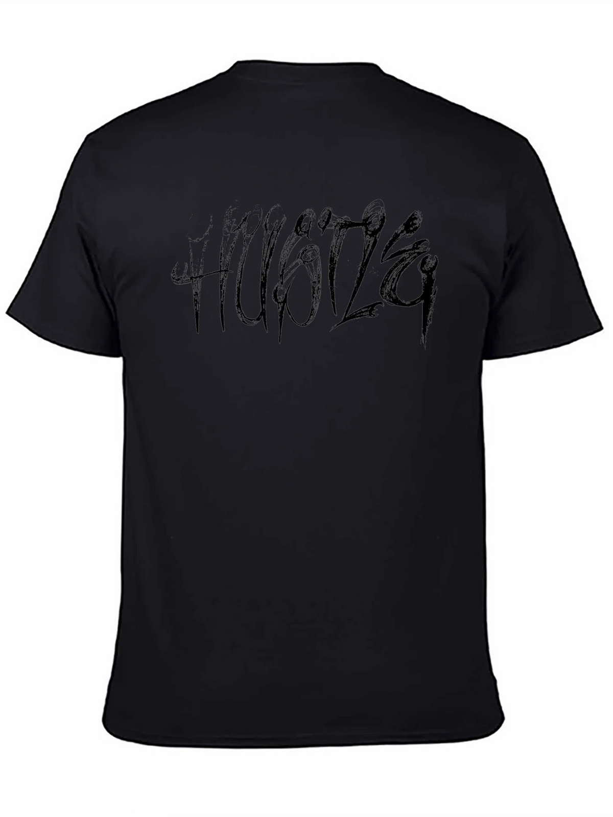 Black Hustle T-Shirt - Bold Graphic Tee product image 4