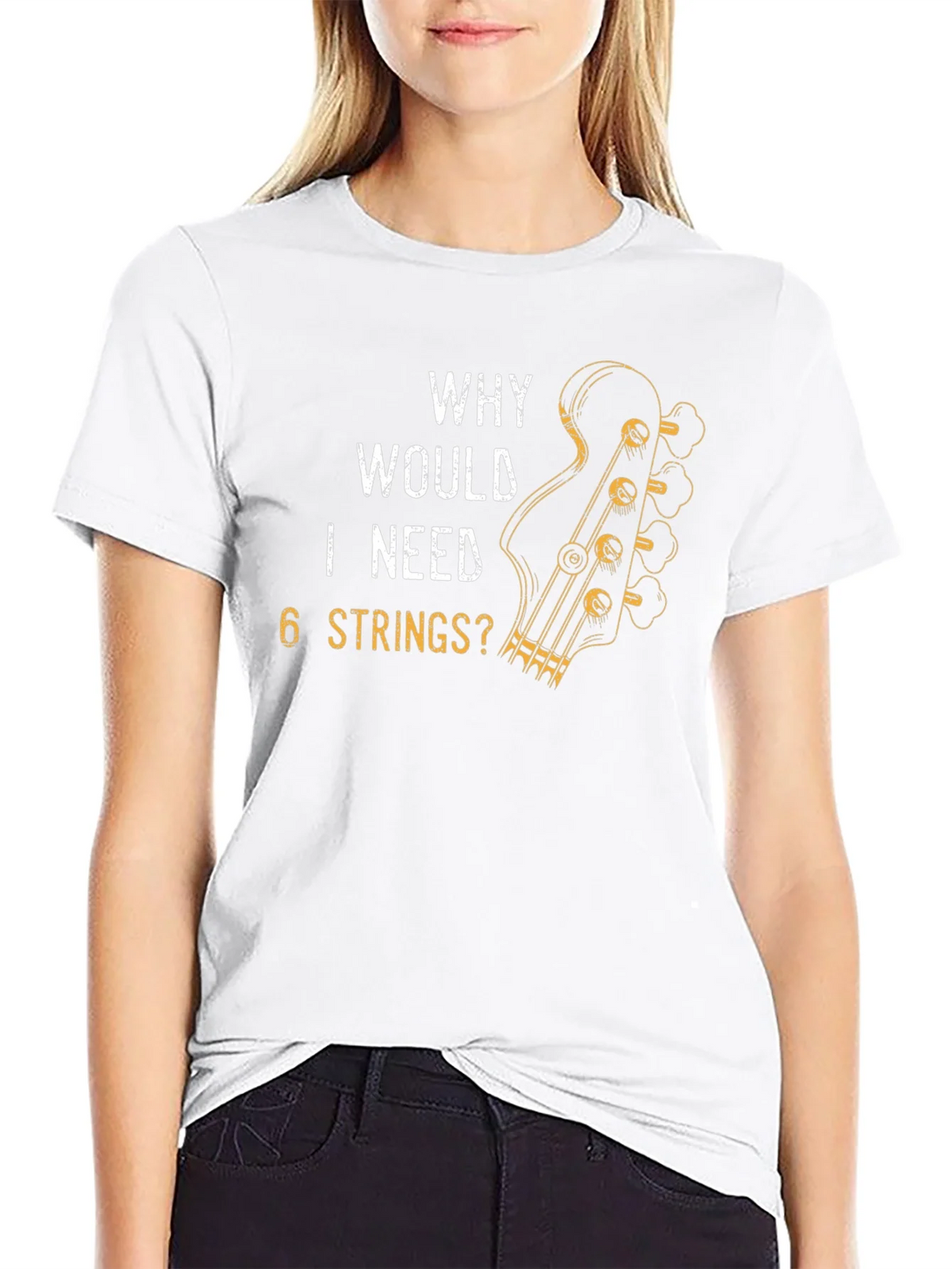 Why Would I Need 6 Strings? T-Shirt product image 8