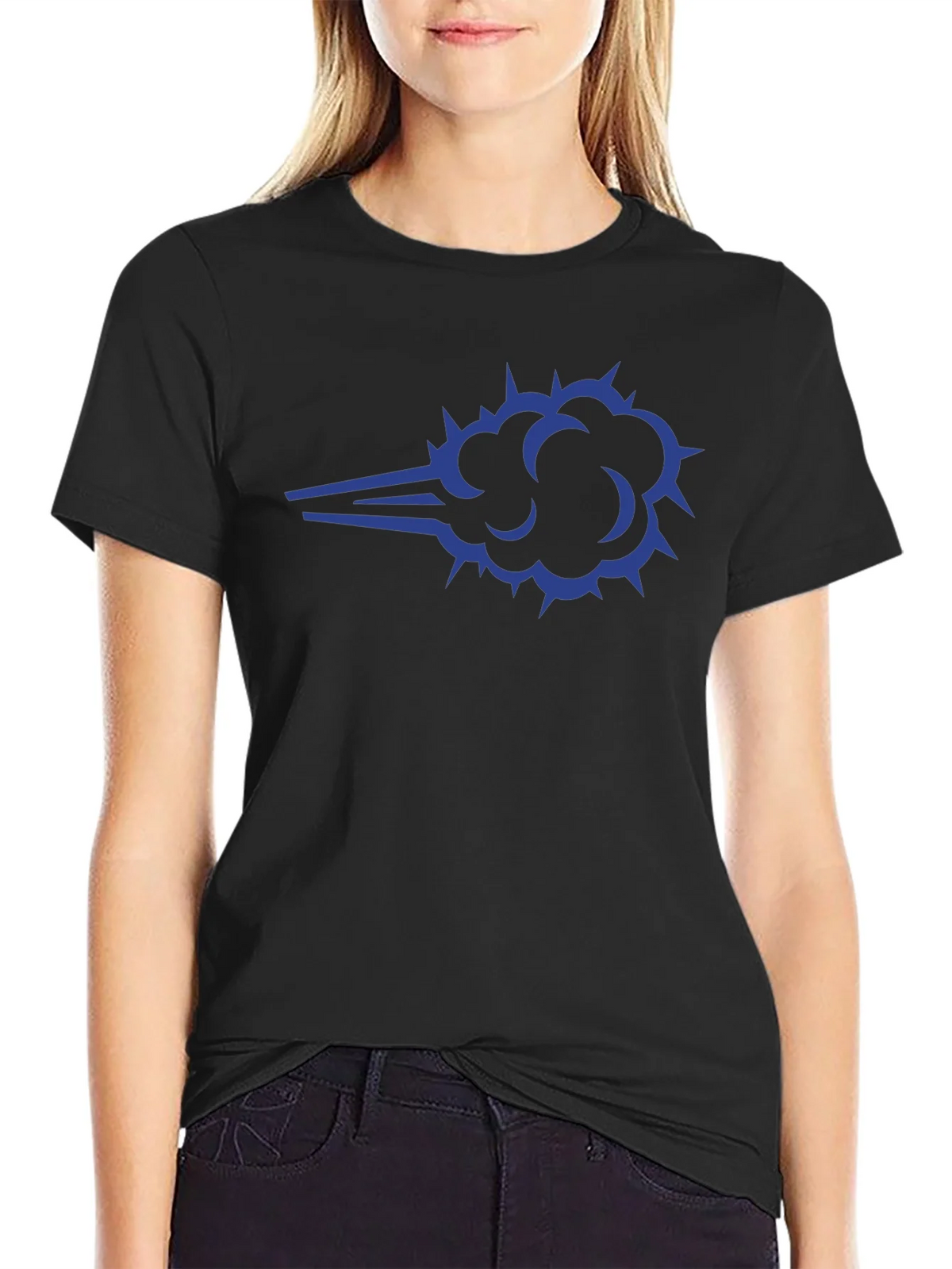 Cool Cloud Graphic Black Tee product image 2