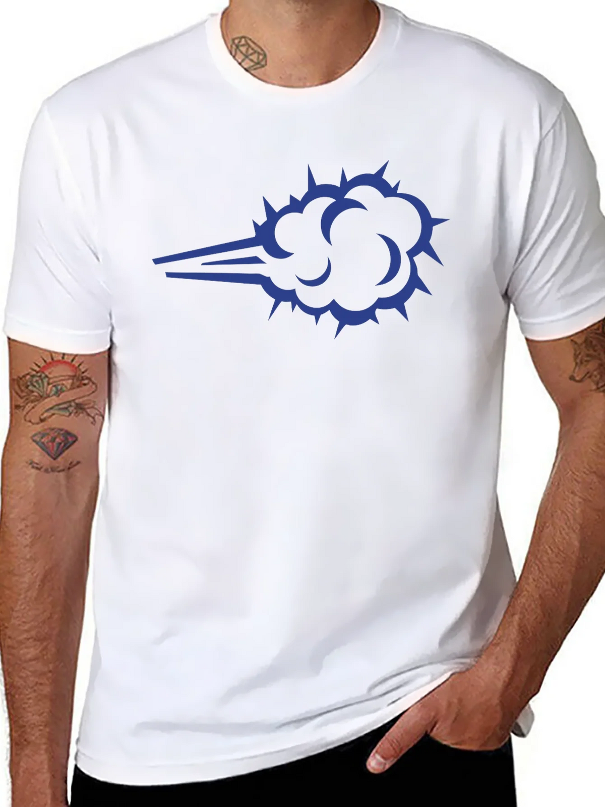 Cool Cloud Graphic Black Tee product image 6
