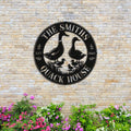 Custom Duck Farm Metal Sign, Duck Quack House sign, Farmhouse Decor