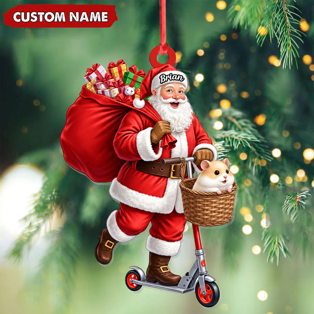 Personalized Santa Christmas Ornament Custom Name Magical Holiday Keepsake