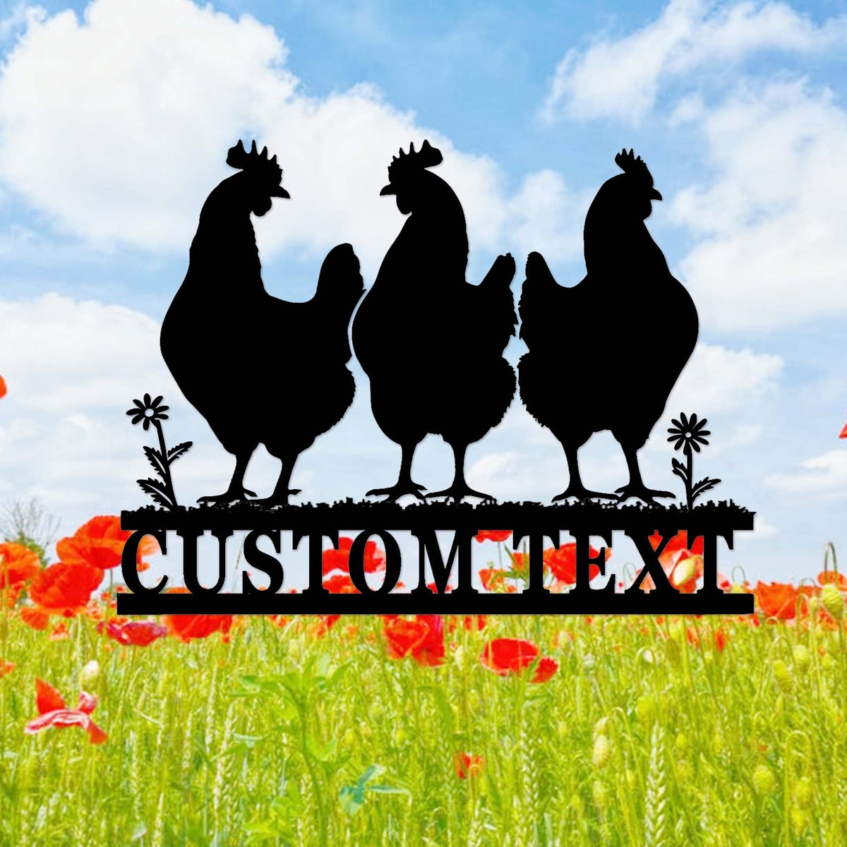 Personalized Chicken Farm Sign,Chicken Farmhouse Decor
