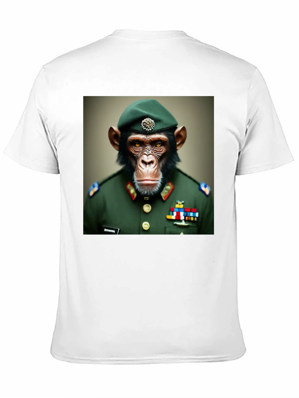 Chimp General T-Shirt: Novelty Military Ape Tee product image 10