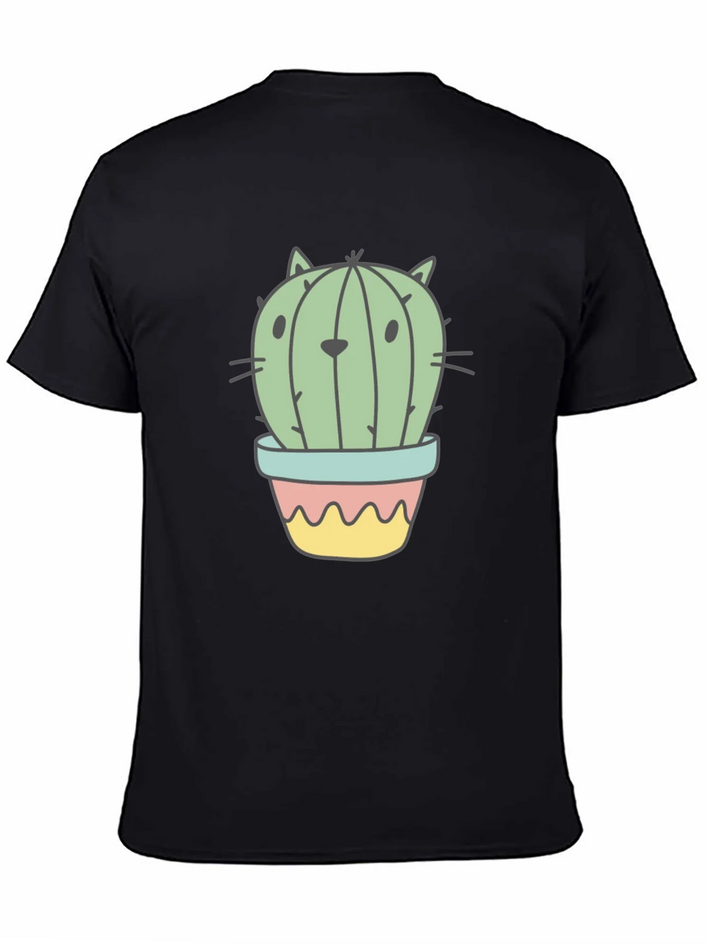 Cactus Cat Graphic T-Shirt - Unique Novelty Tee product image 4