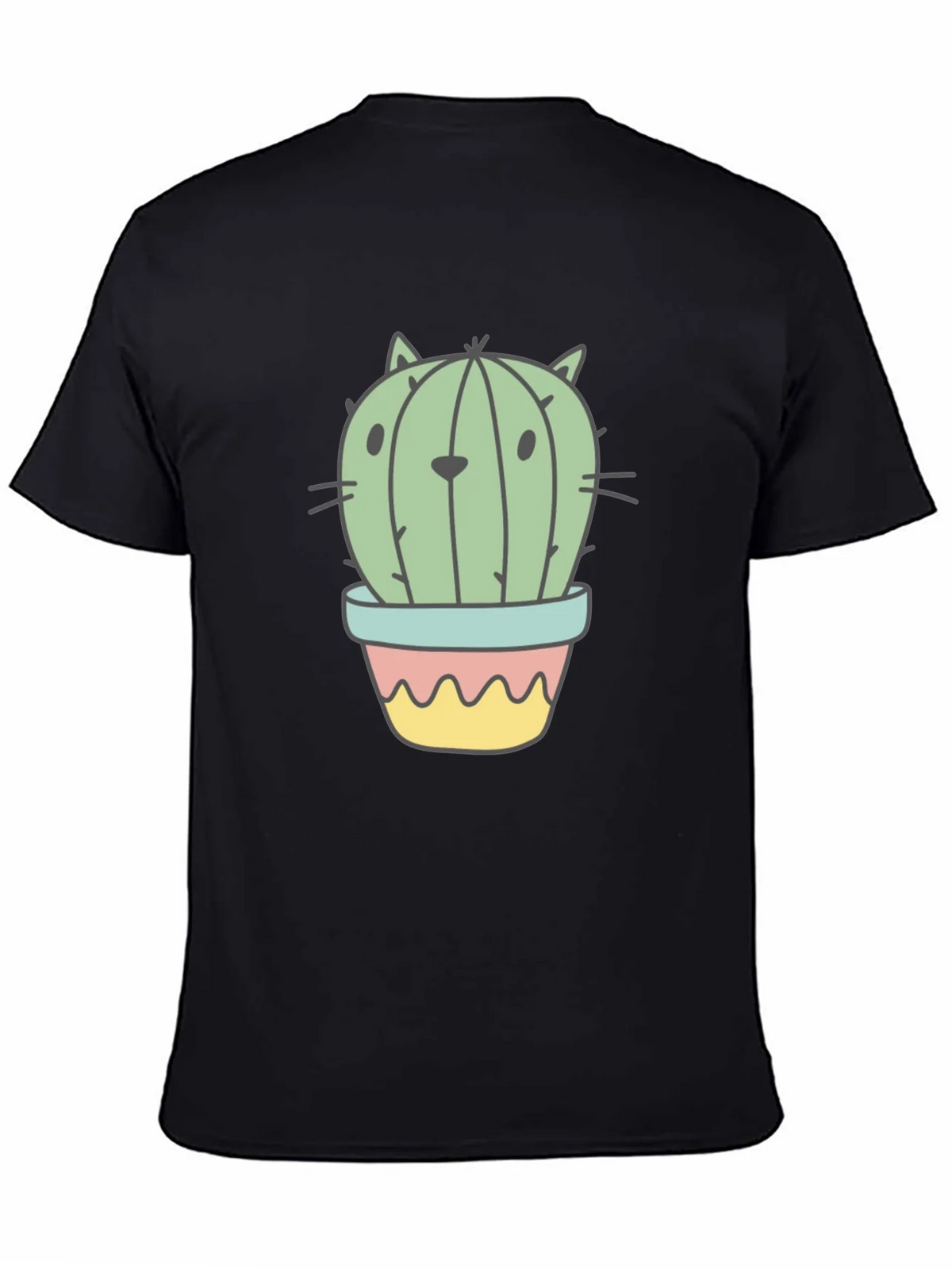 Cactus Cat Graphic T-Shirt - Unique Novelty Tee product image 4