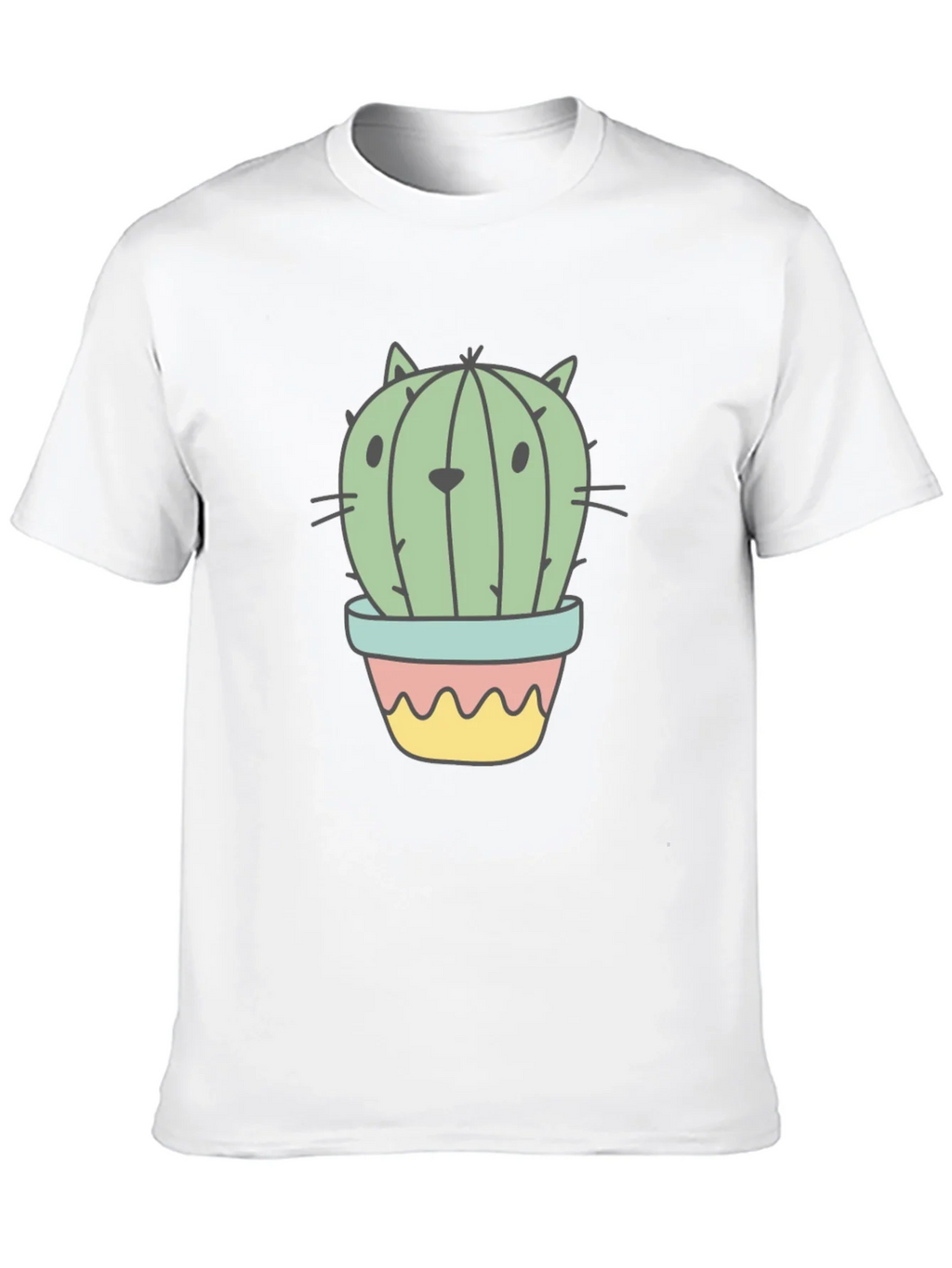 Cactus Cat Graphic T-Shirt - Unique Novelty Tee product image 9