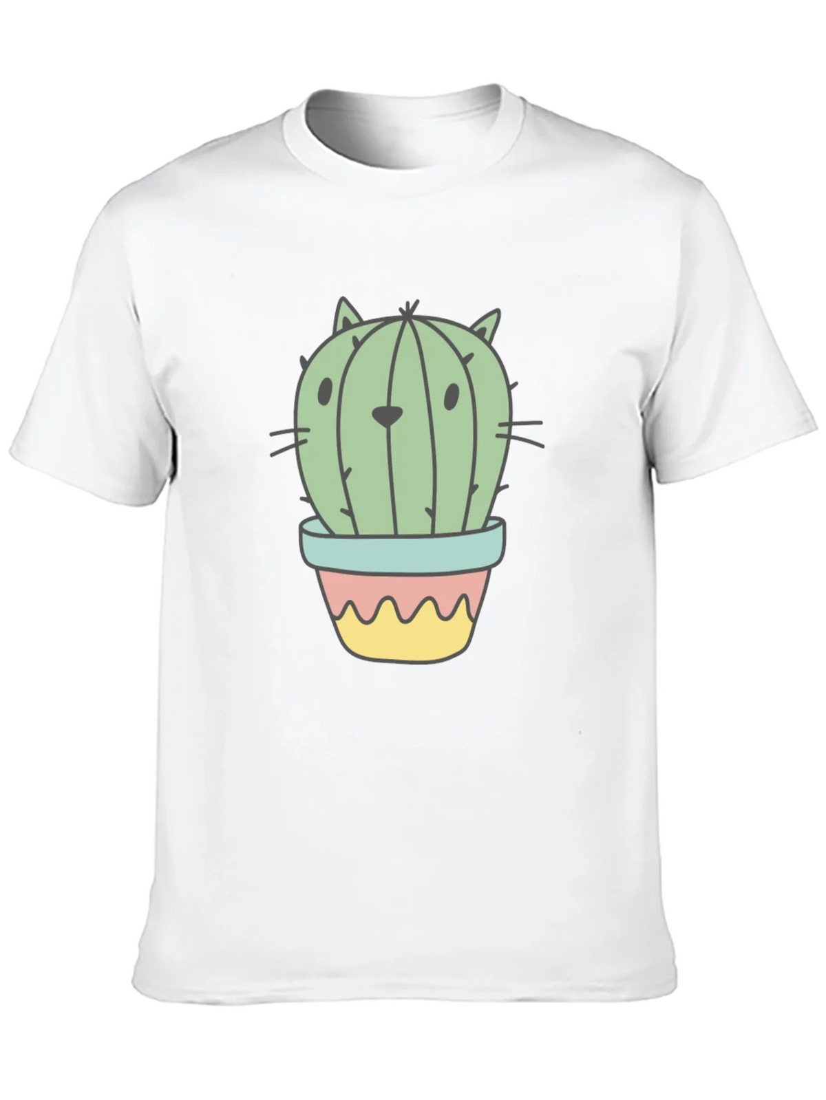Cactus Cat Graphic T-Shirt - Unique Novelty Tee product image 9
