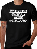 Humorous Ageing T-Shirt: Aged Spectacularly product image 1
