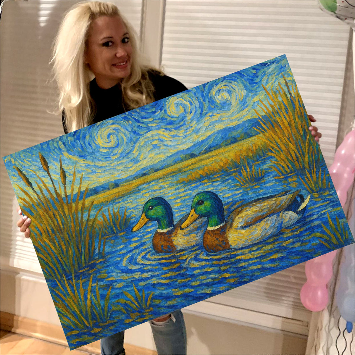 Mallard Duck Hunting Canvas – Rustic Wildlife Wall Art for Hunters
