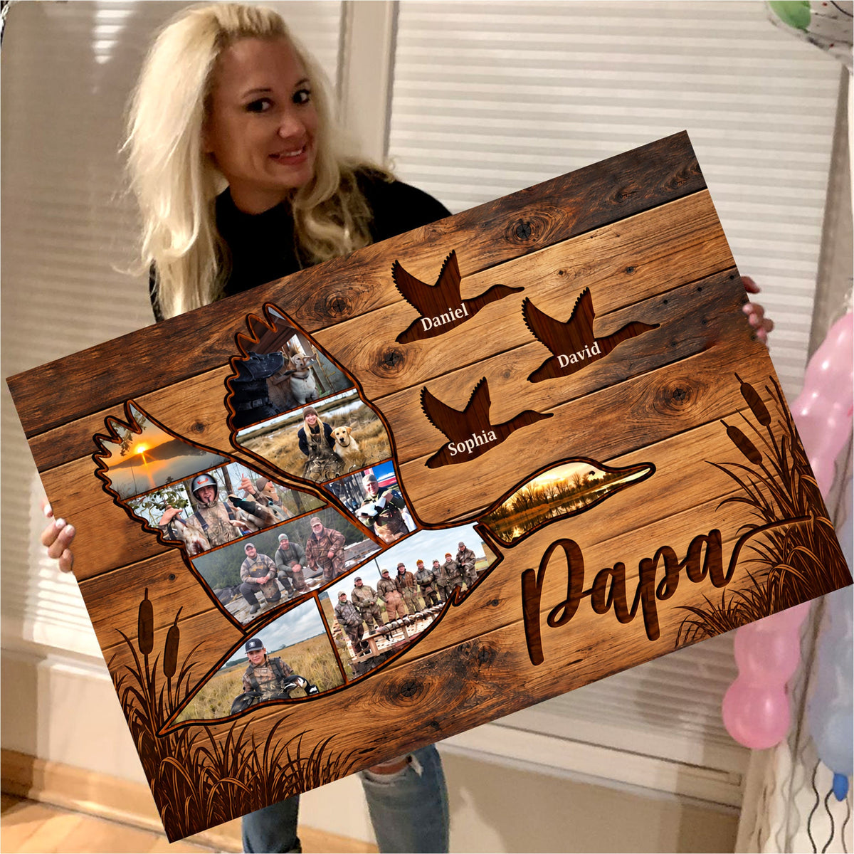 Personalized Duck Hunting Canvas