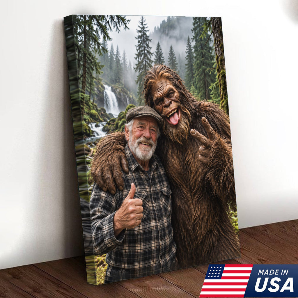 Custom Bigfoot Buddy Canvas