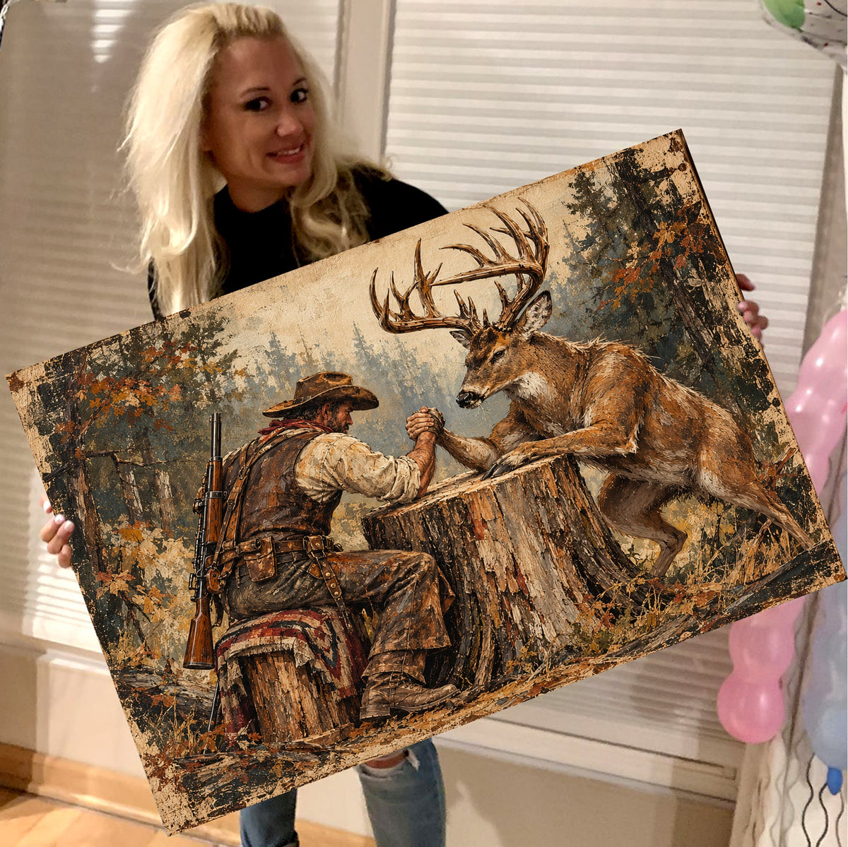Frontier Showdown Canvas