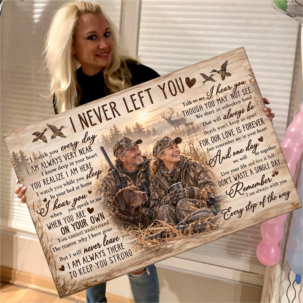 Personalized Hunting Memorial Canvas