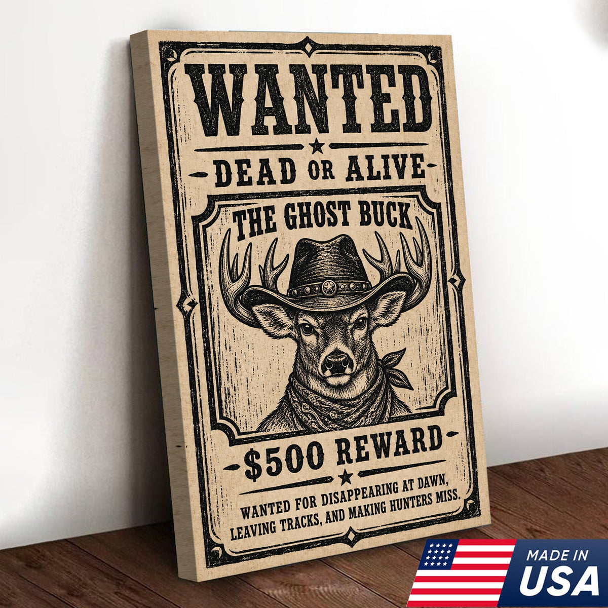 Wanted Ghost Buck Canvas product image 2