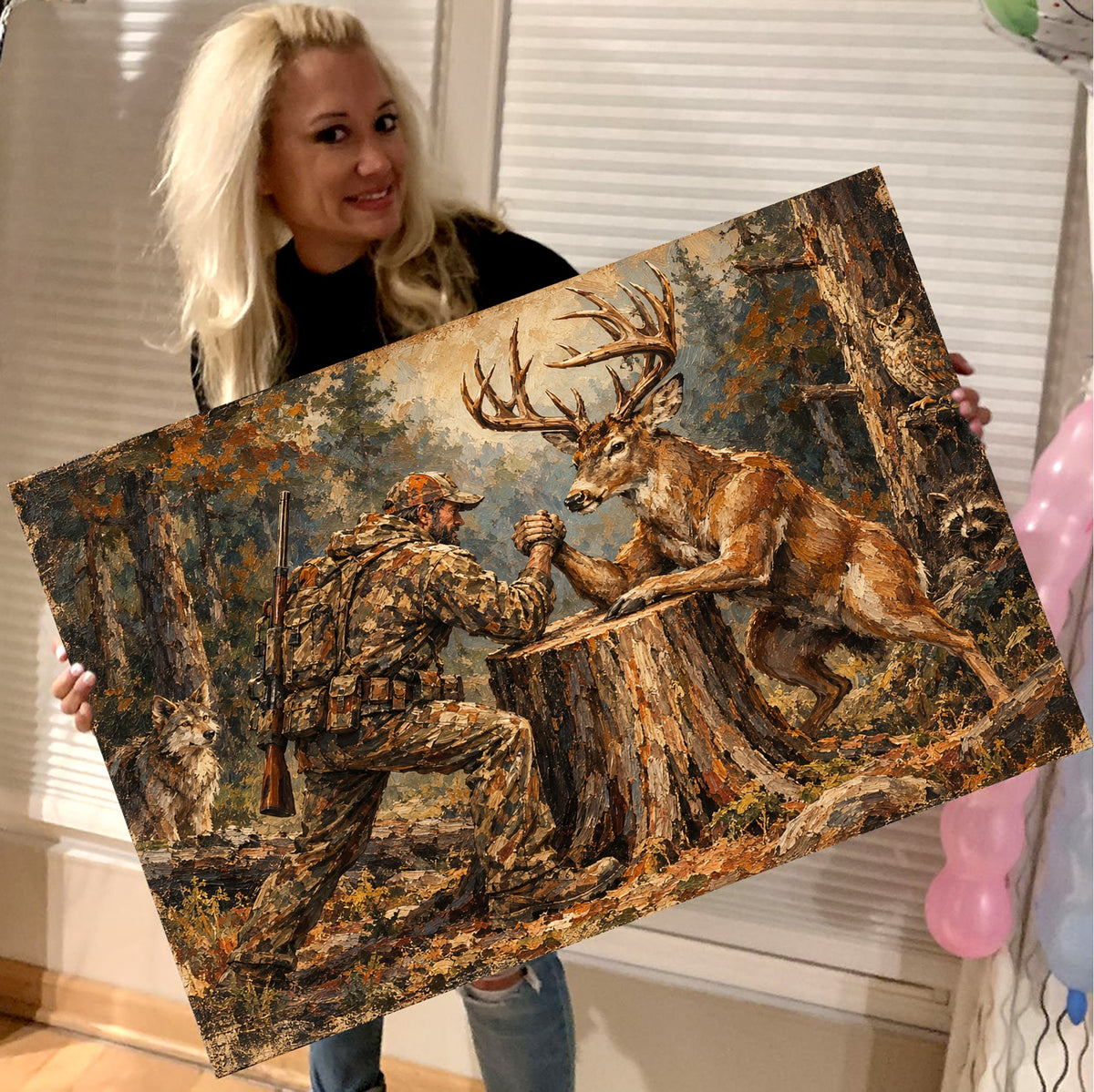 Wild Rivalry Canvas