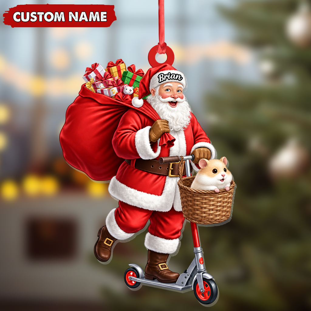 Personalized Santa Christmas Ornament Custom Name Magical Holiday Keepsake