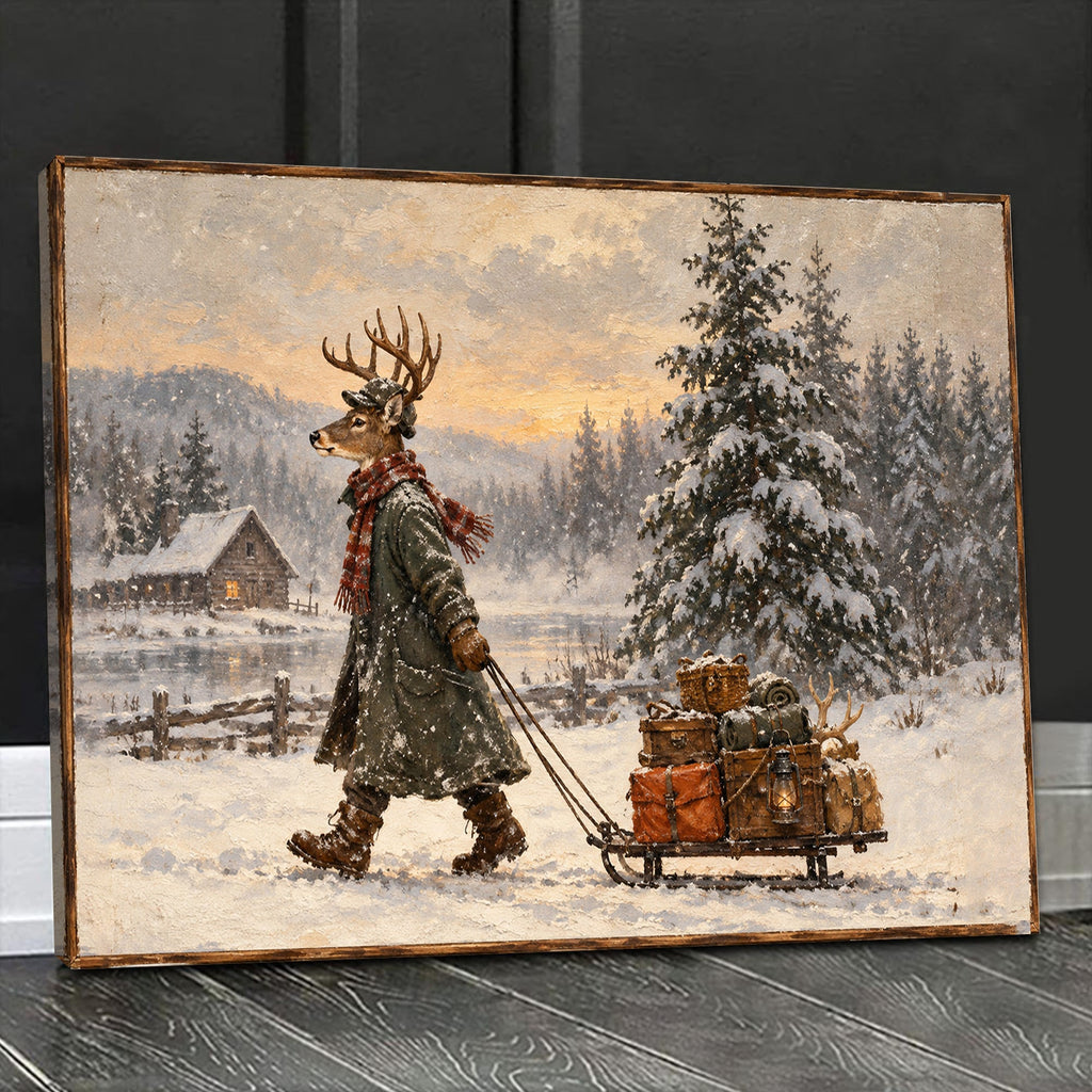 Winter Wanderer Buck Canvas
