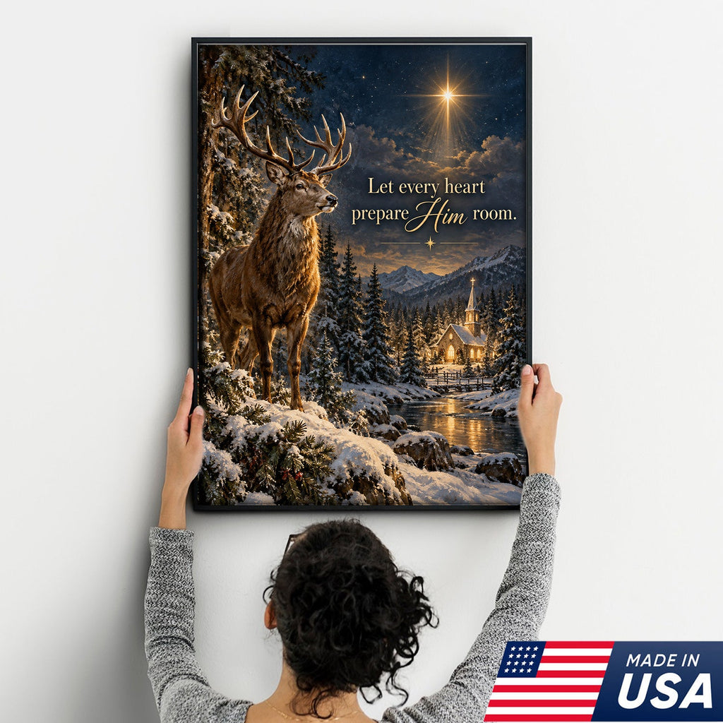 Christmas Star of Faith Canvas