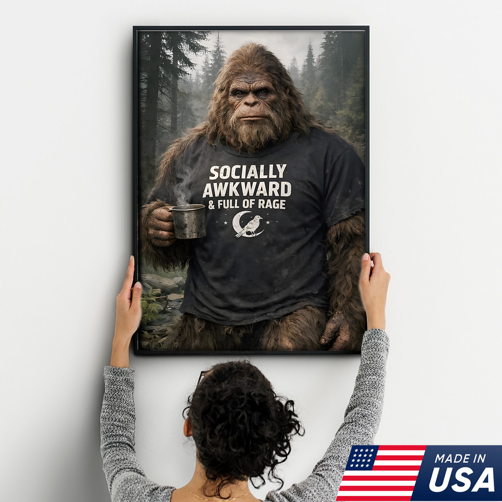 Socially Awkward Bigfoot Canvas