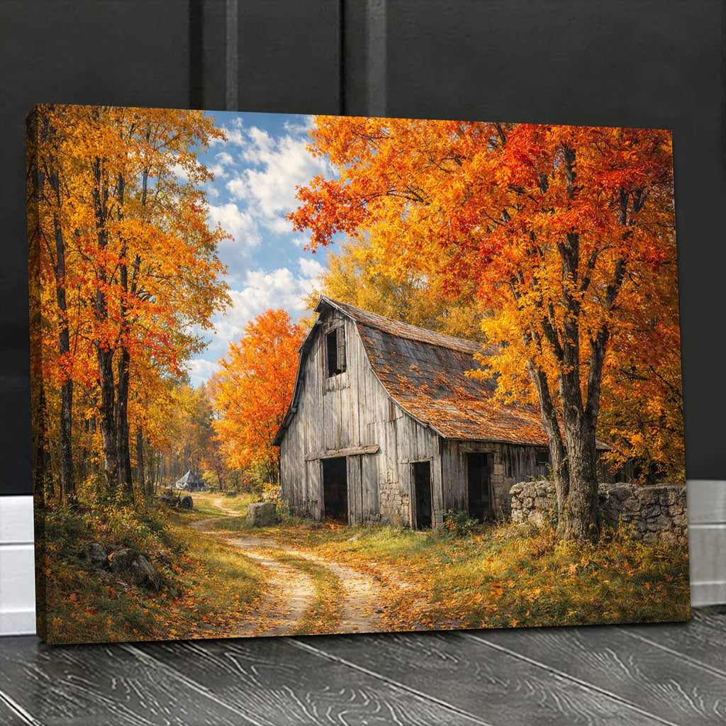 Farm Animal Canvas Wall Art – Cute Barn Animals Farmhouse Wall Decor Print