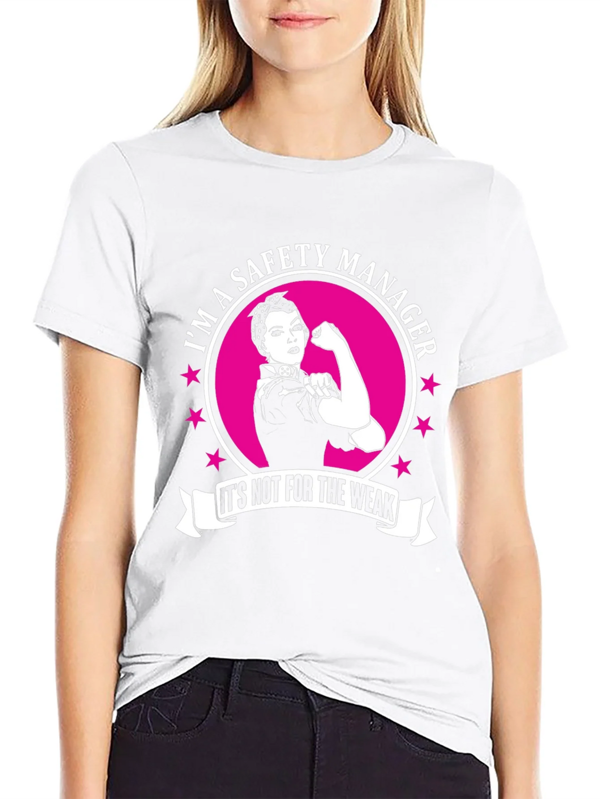 Safety Manager Strong Woman T-Shirt product image 8