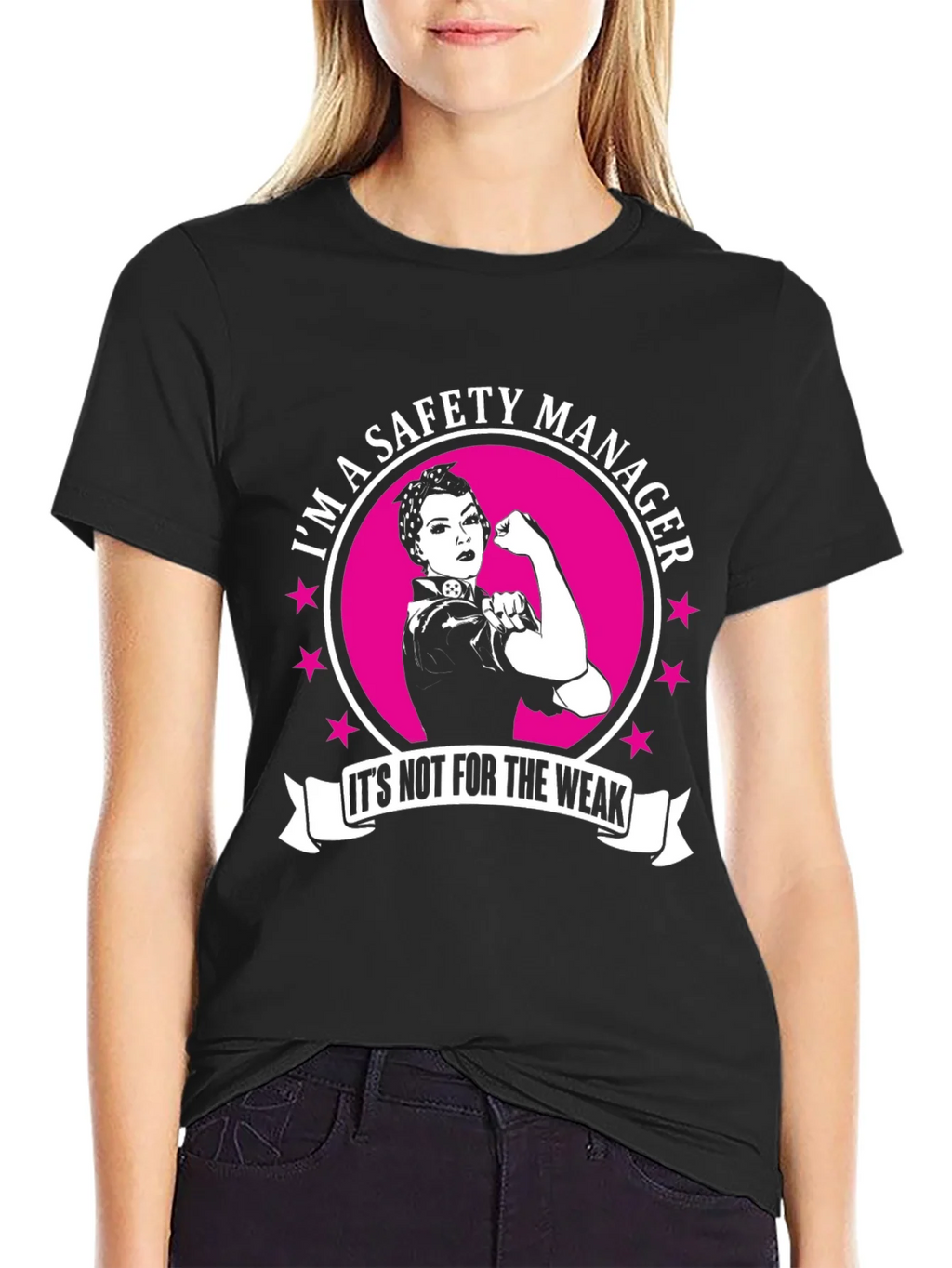 Safety Manager Strong Woman T-Shirt product image 2