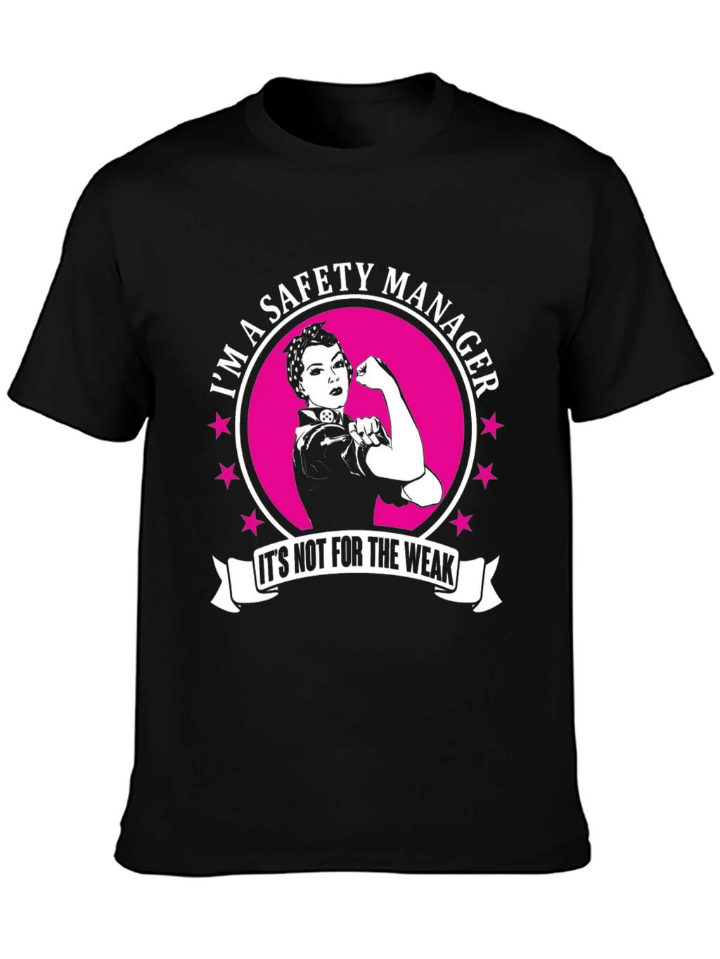 Safety Manager Strong Woman T-Shirt product image 3