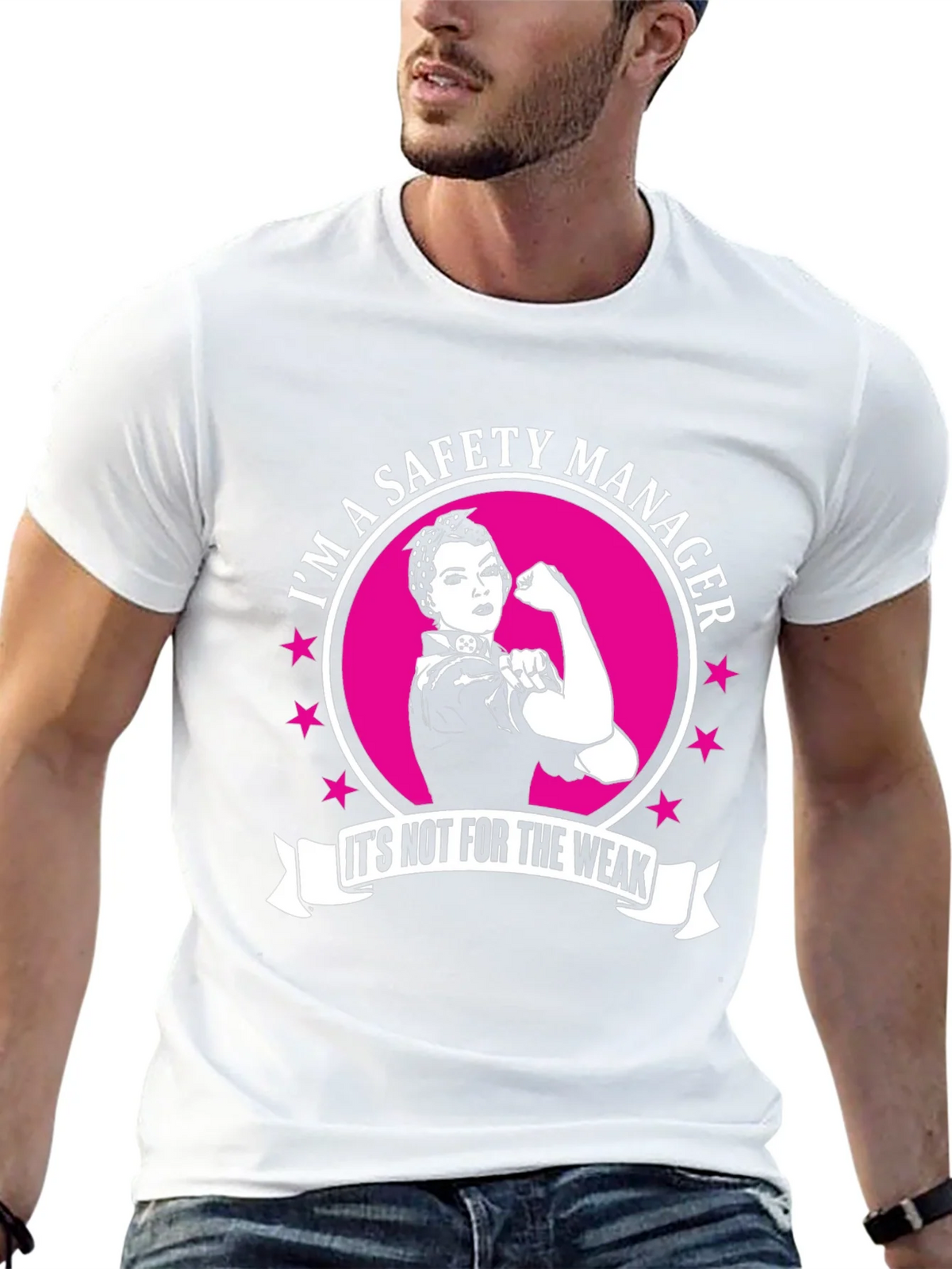 Safety Manager Strong Woman T-Shirt product image 12