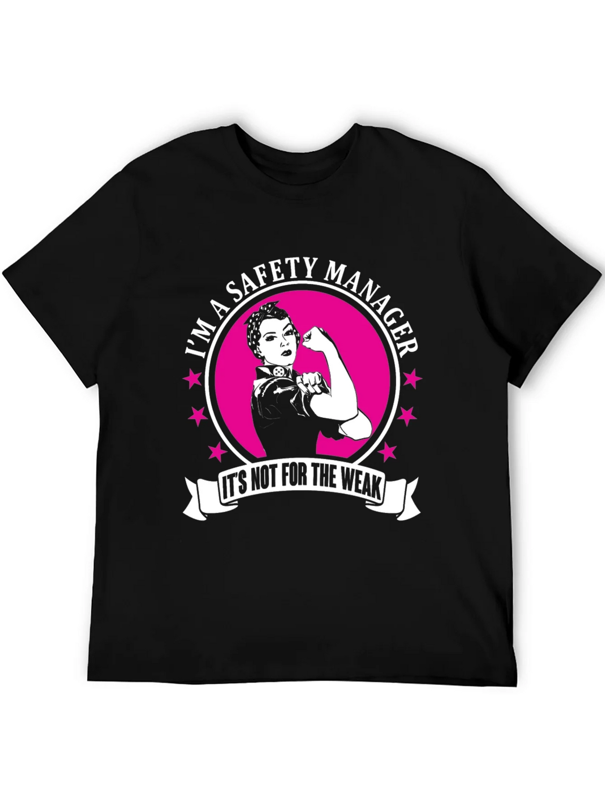 Safety Manager Strong Woman T-Shirt product image 5