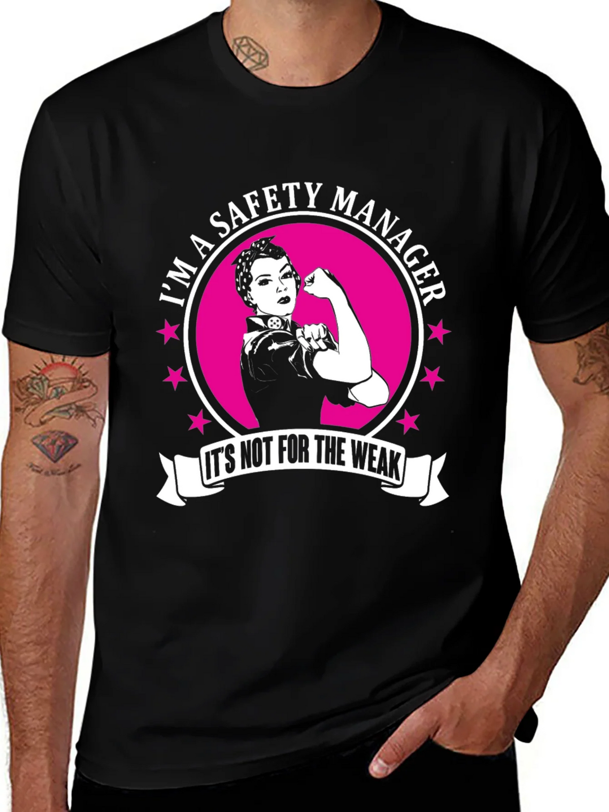 Safety Manager Strong Woman T-Shirt product image 1