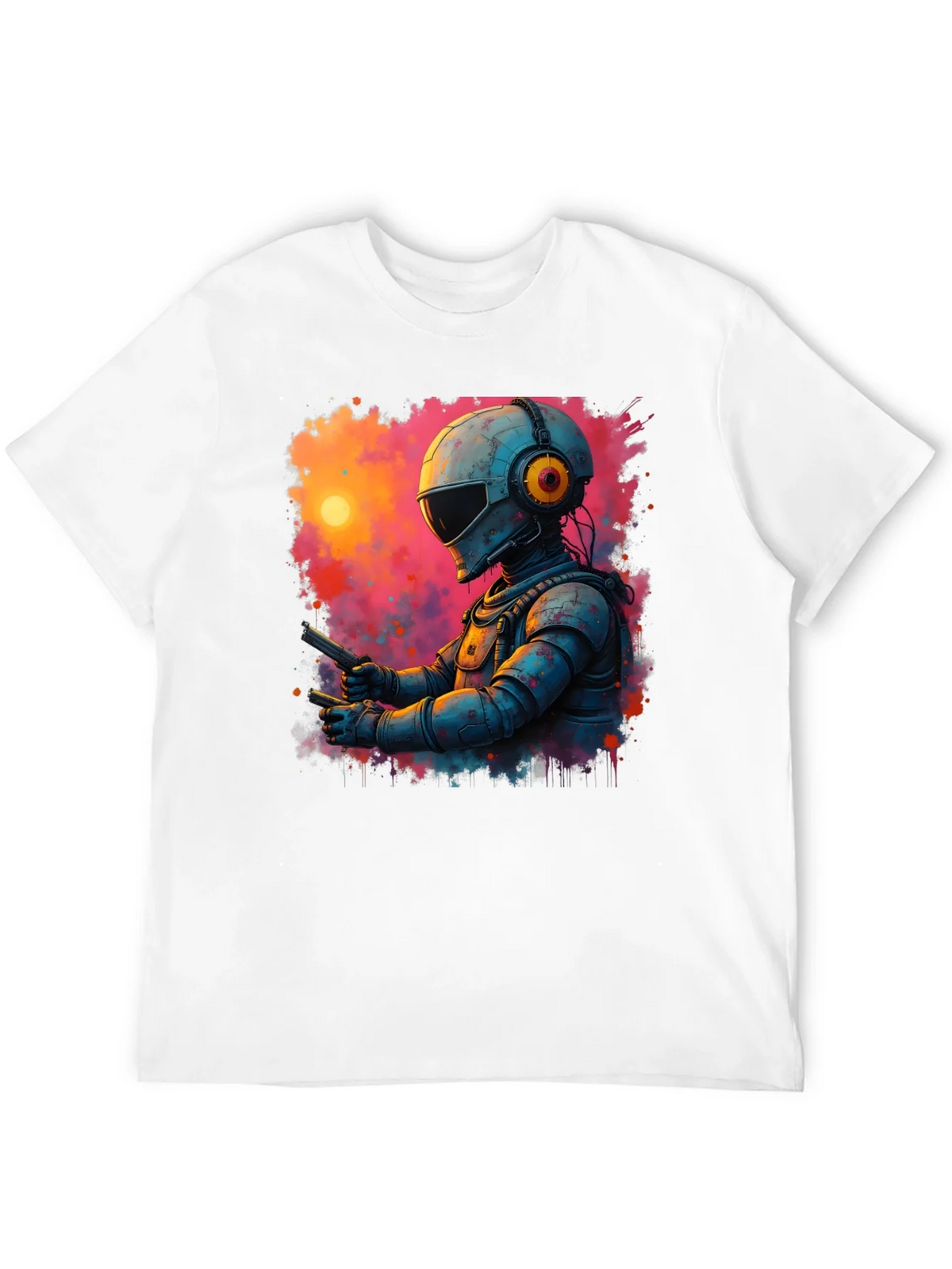 Retro Sci-Fi Astronaut T-Shirt product image 11