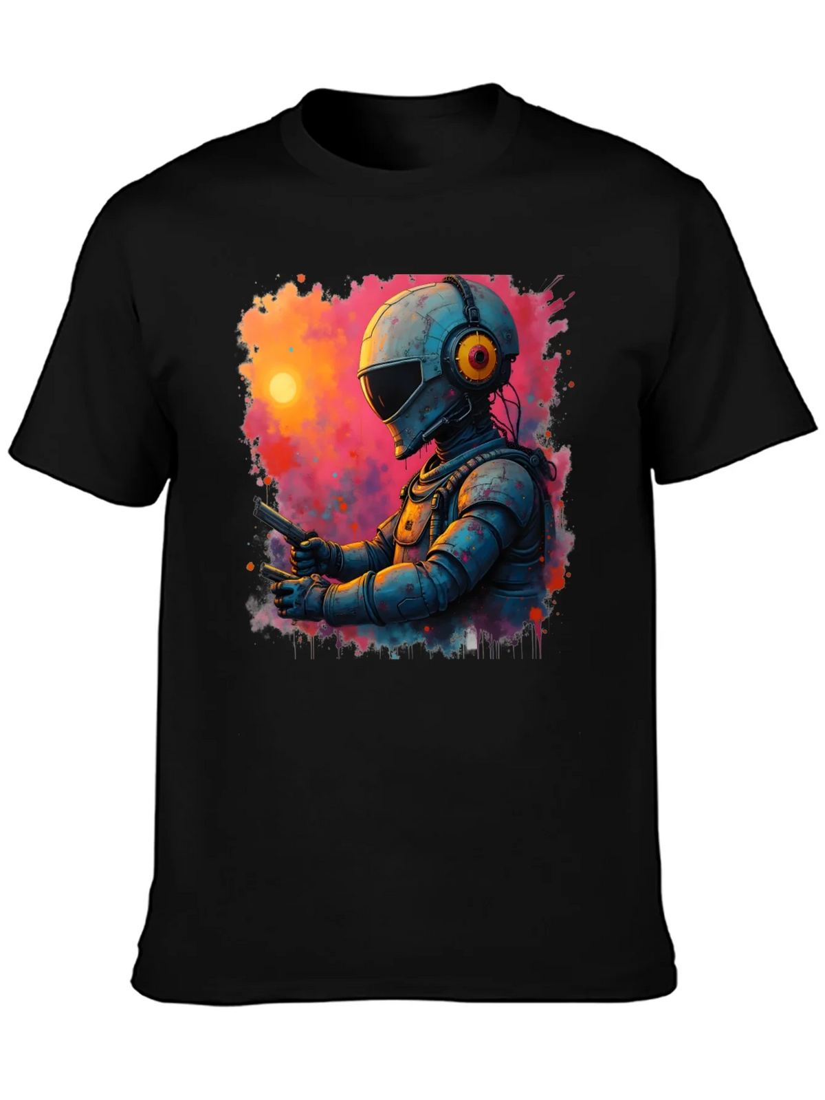 Retro Sci-Fi Astronaut T-Shirt product image 3