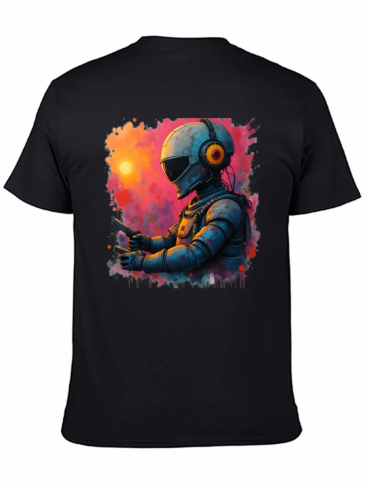 Retro Sci-Fi Astronaut T-Shirt product image 4