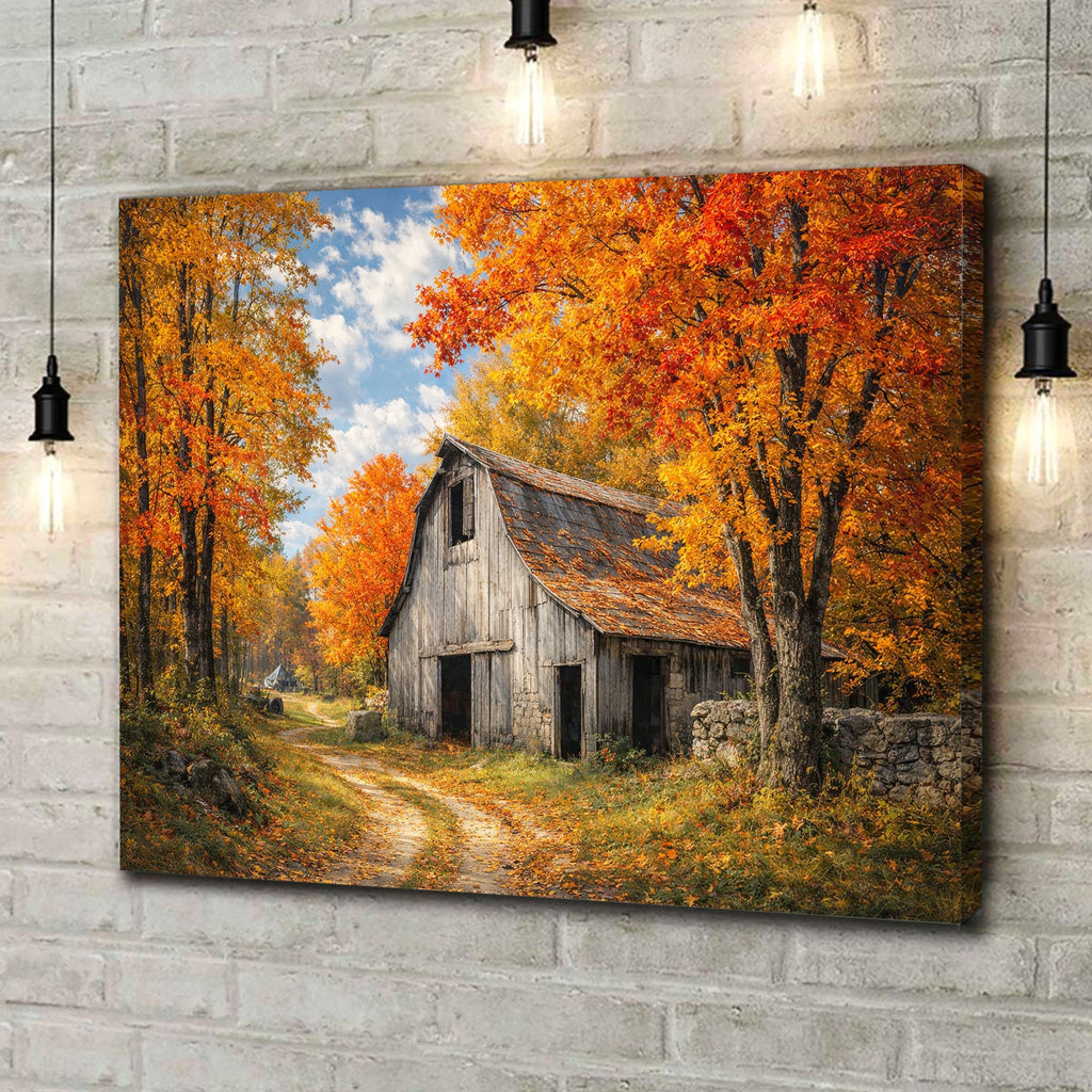 Farm Animal Canvas Wall Art – Cute Barn Animals Farmhouse Wall Decor Print