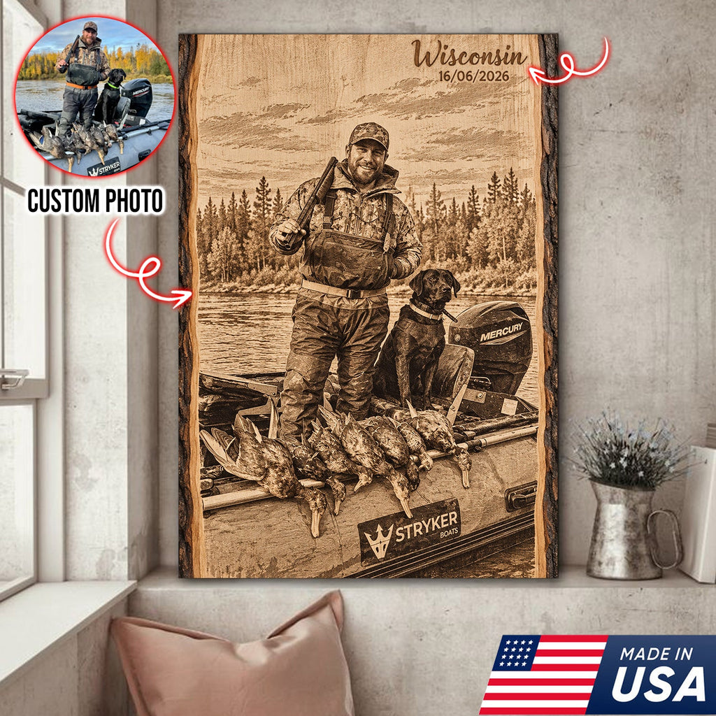 Personalized Hunting Memories Canvas